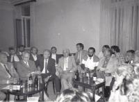 Martie 1991 - Comemorarea forumului antitotalitar - G. Tepelea, CC, I. Diaconescu, R. Campeanu, V