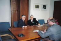 Martie 1995 - Delegatie la Dressda si Leipzig - Mihai Baican, Corneliu Coposu