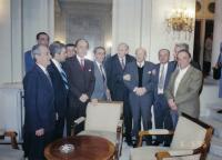 Sinaia 6 mai 1995 - Zilele monarhiei - Mircea Ciumara, Alexandru Paleologu, Corneliu Coposu 2