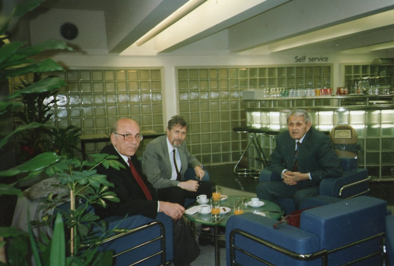 E. Constantinescu, C. Coposu, Ilie Paunescu - Hotel Bruxelles, 17 iulie 1992