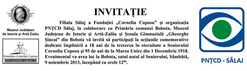 invitatie comemorare Bobota