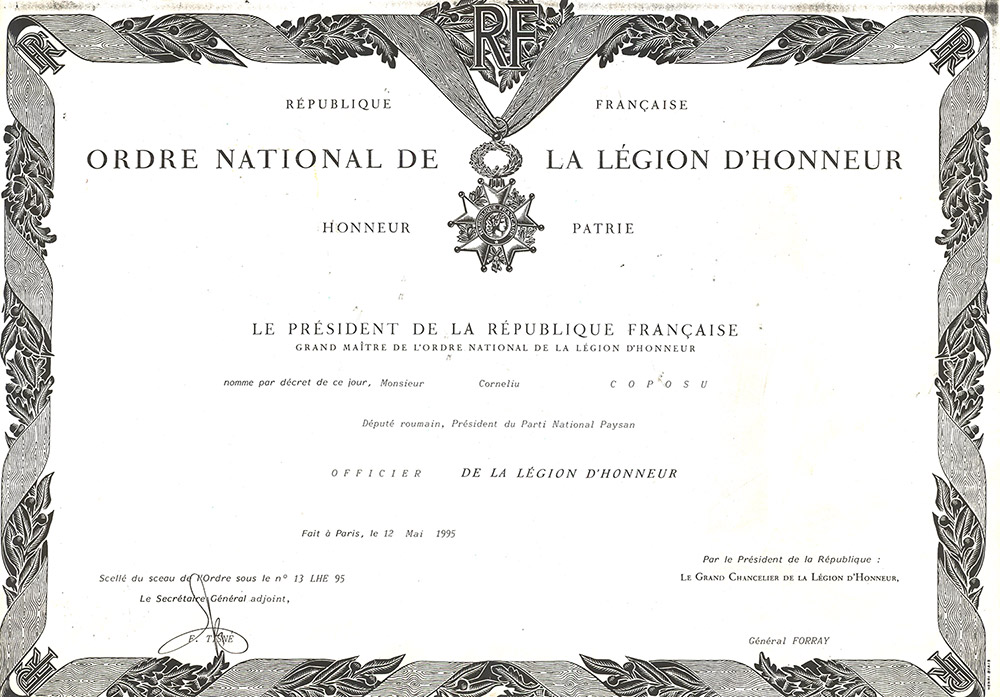 Ordre National de la Légion d'Honneur