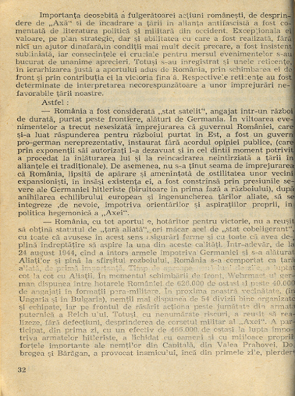 Armistițiul din 1944 și implicațiile lui