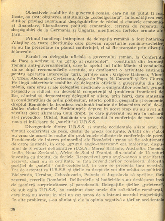 Armistițiul din 1944 și implicațiile lui