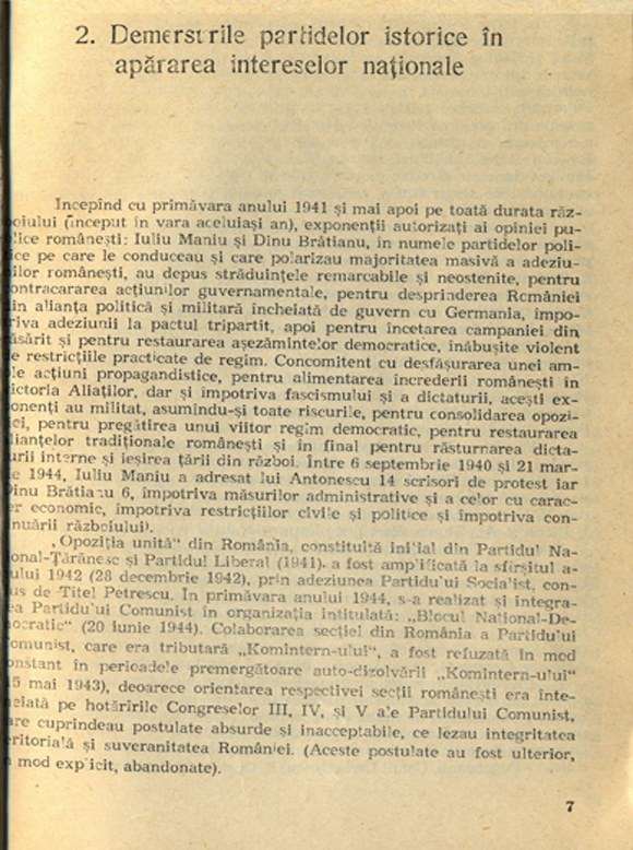 Armistițiul din 1944 și implicațiile lui