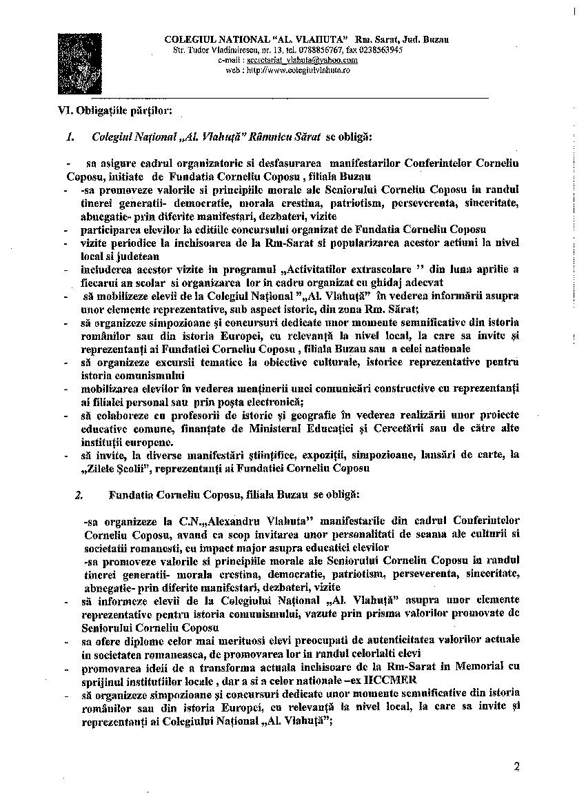 Acord de parteneriat `Promovarea principiilor morale ale Seniorului