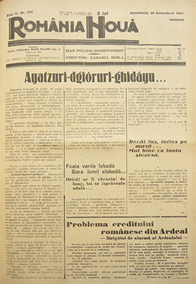 Romania Noua - 20 octombrie 1935