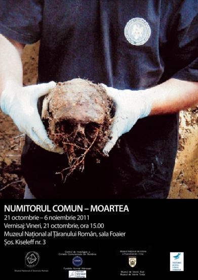 Expoziție: Numitorul comun, moartea (21 Octombrie - 6 Noiembrie 2011, Muzeul Țăranului Rmân)