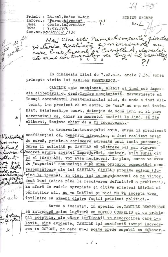 Ticu Dumitrescu - Marturie si document