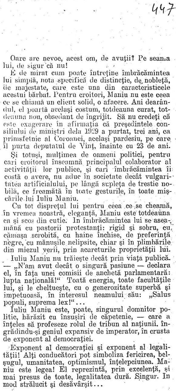 Istoria unui tribun