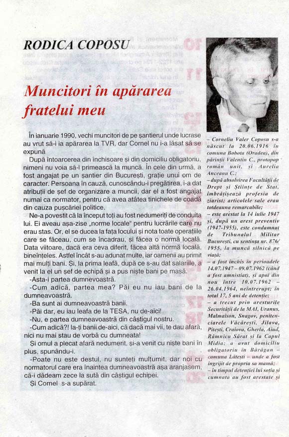 Revista 'Memoria' nr. 17