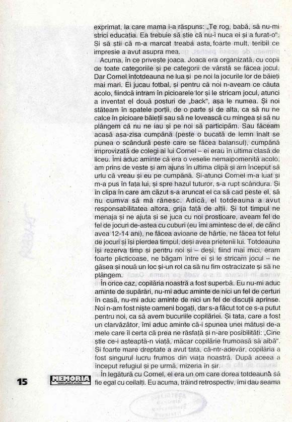 Revista 'Memoria' nr. 17