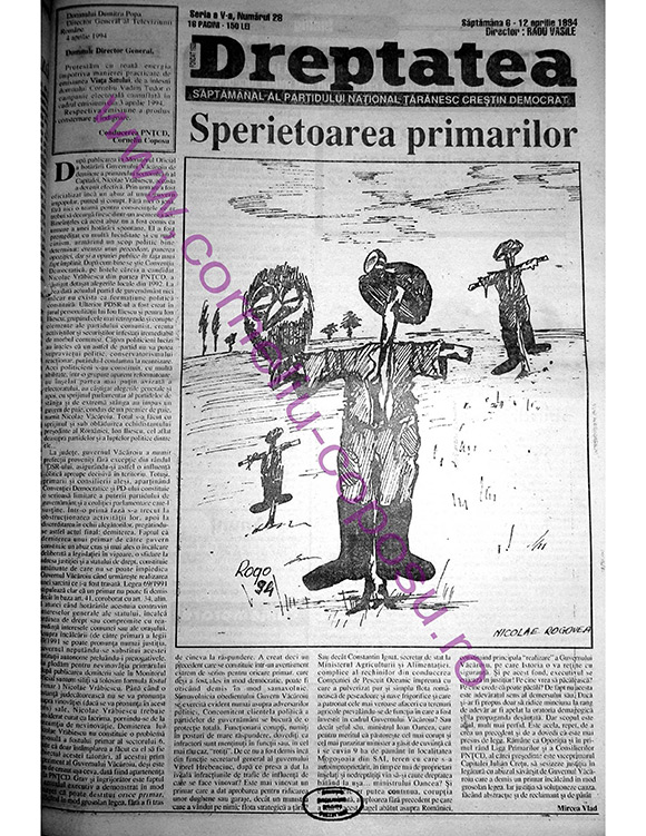 Dreptatea Seria a V-a, nr 28, Săptămâna 06-12 aprilie 1994