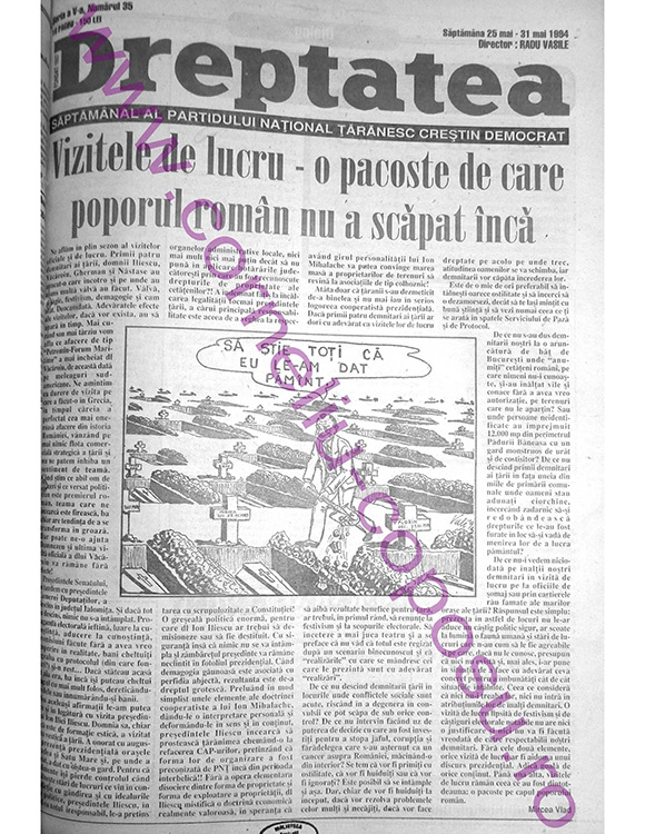 Dreptatea Seria a V-a, nr 35, Săptămâna 25-31 mai 1994