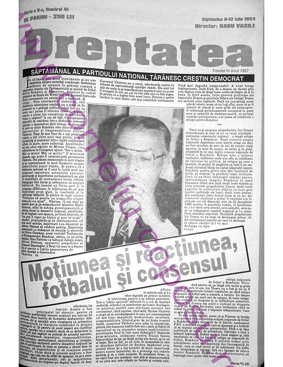 Dreptatea Seria a V-a, nr 41, Săptămâna 06-12 iulie 1994