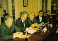 Conf. de presa PNTCD - I. Diaconescu, R. vasile, CC, V. Gabrielescu, D. Ionescu