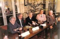 Craciun 1993 - Ion Diaconescu, Radu vasile, Corneliu Coposu, Valentin Gabrielescu, Pompiliu Groza