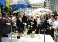 Alba Iulia - 28 mai 1995 - Dezvelirea statuii lui Iuliu Maniu 02