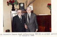 11 ianuarie 1990 Cicerone Ionitoiu, Corneliu Coposu