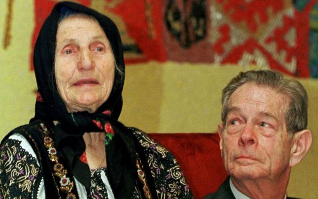 Elisabeta Rizea, aici alături de Regele Mihai