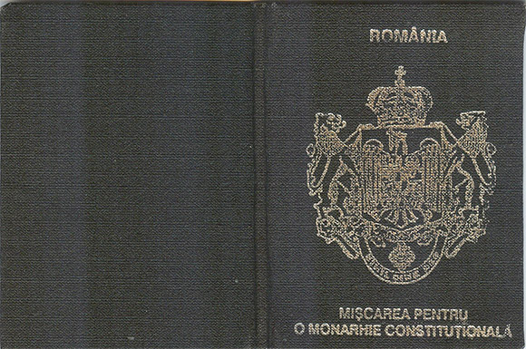 Carnet de membru al Mişcării pentru o monarhie constituţională