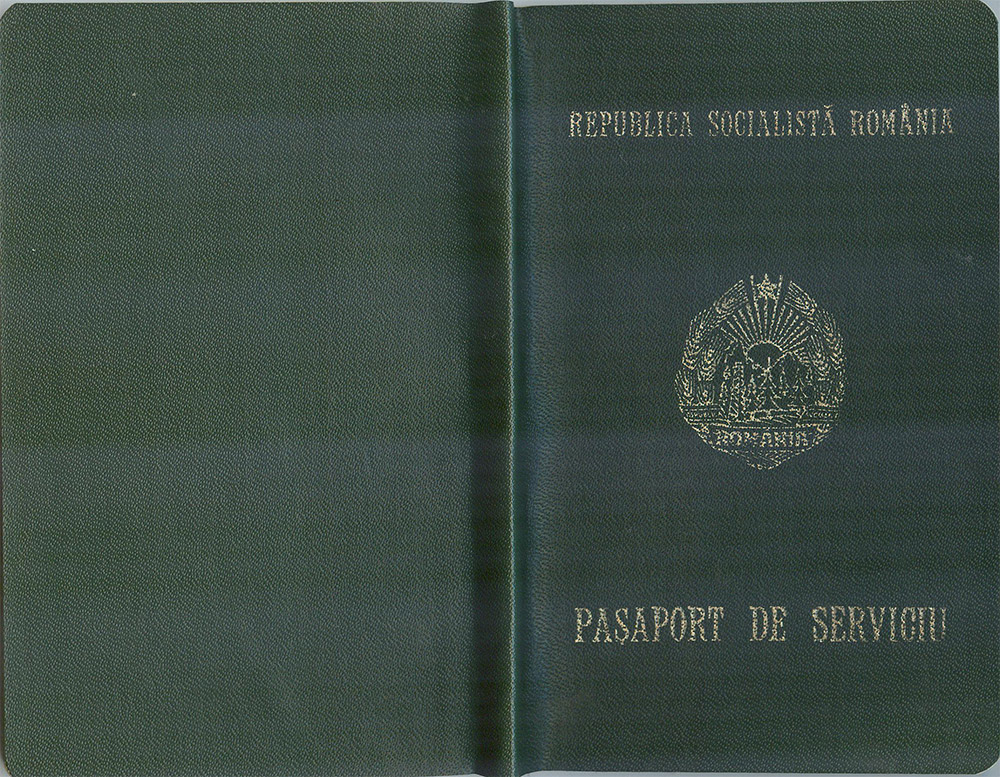 Pașaport de serviciu - 3 februarie 1992