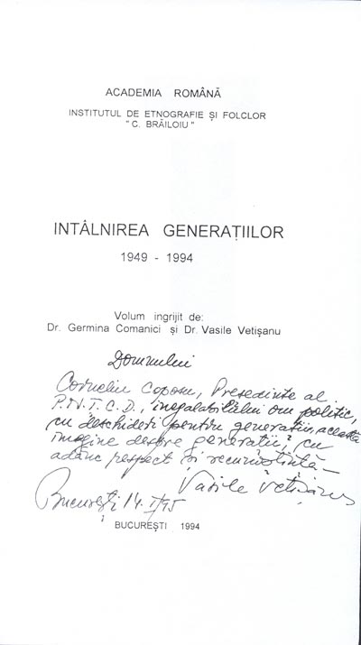 Autograf Vasile Vetişanu 14-01-95