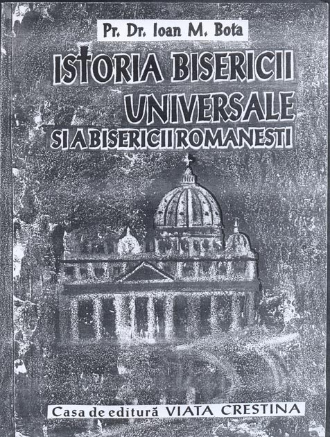 Coperta 'Istoria Bisericii universale si a Bisericii româneşti'
