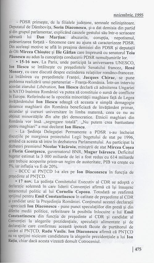11 ani din istoria României - decembrie 1989 - decembrie 2000 - o cronologie a evenimentelor