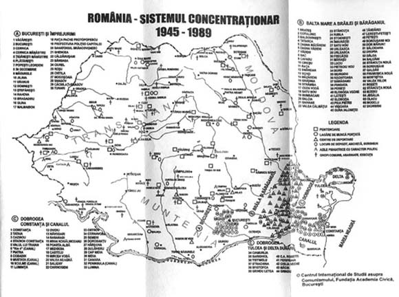 Cronologia si geografia represiunii comuniste in Romania