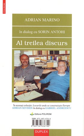 Adrian Marino în dialog cu Sorin Antohi - Al treilea discurs