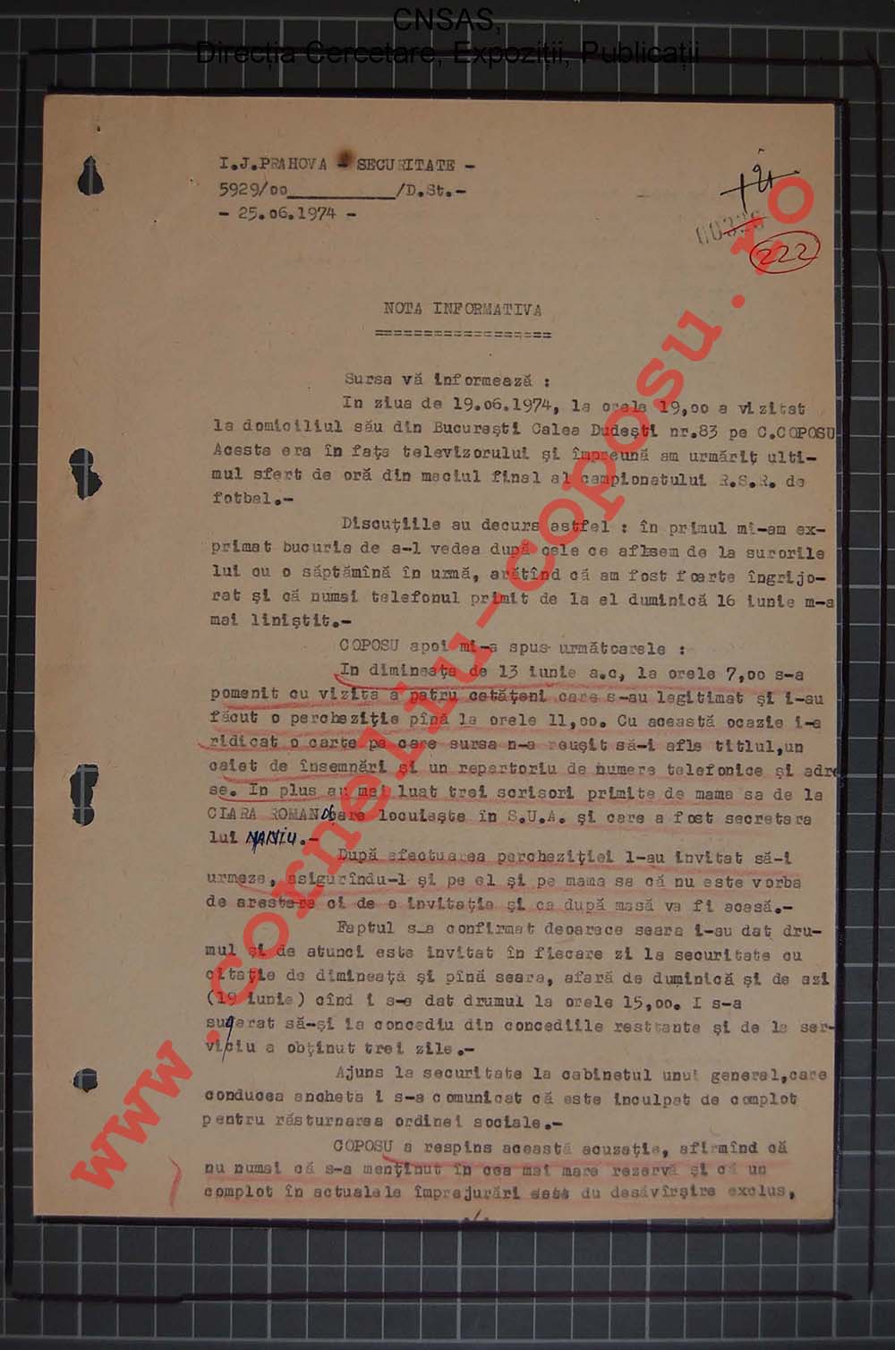Notă informativă