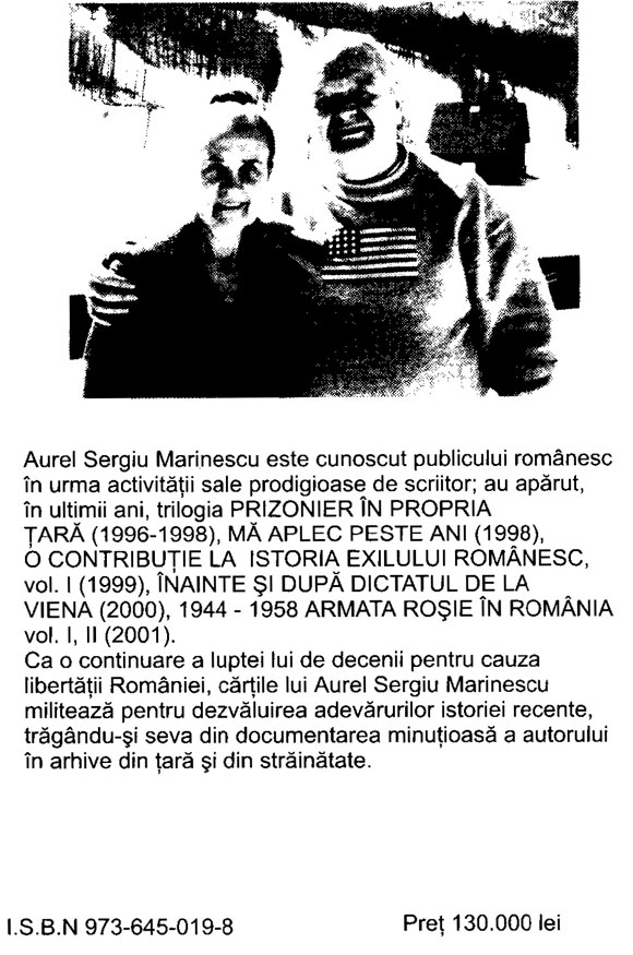 Aurel Sergiu Marinescu - O contribuţie la istoria exilului românesc