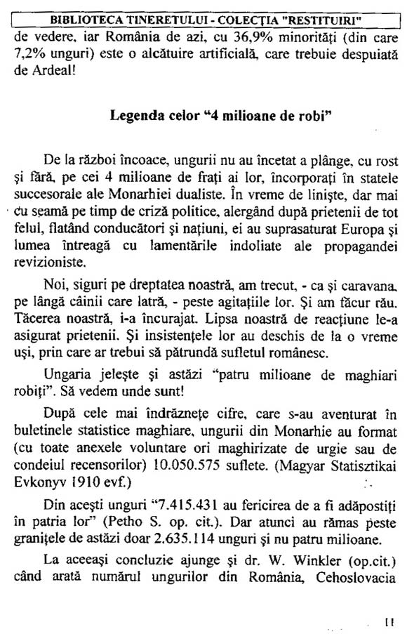 Ungaria ne cere pamântul ... în 1940