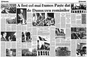 "A fost cel mai frumos Paşte dat de Dumnezeu românilor" - Cotidianul, 29 aprilie 1992