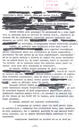 Notă de stadiu - dosar de urmărire informativă - 21-12-1986 pagina 5