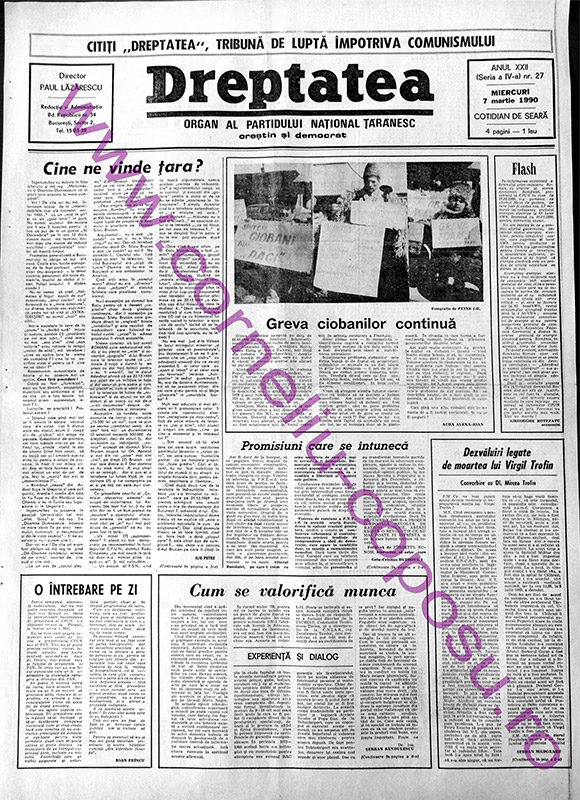 Dreptatea Anul XXII (Seria a IV-a) nr 27 - Miercuri 7 martie 1990