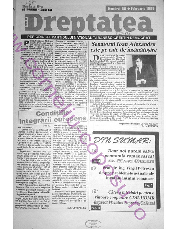 Dreptatea Seria a V nr 68 - februarie 1995